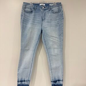Judy Blue Light Wash Ankle Jeans Size 15